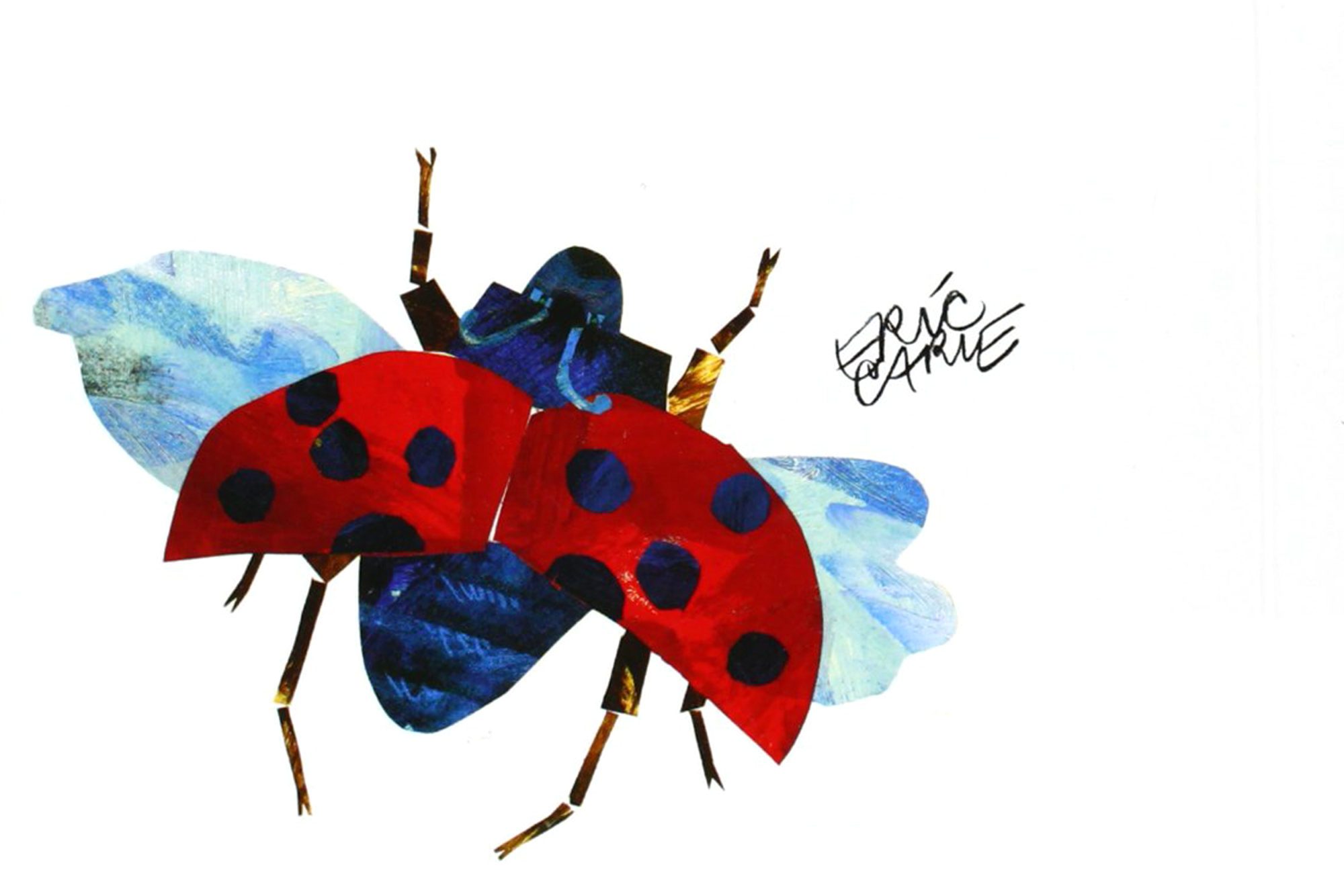 Skjermdump fra «Den gretne marihøna» av Eric Carle