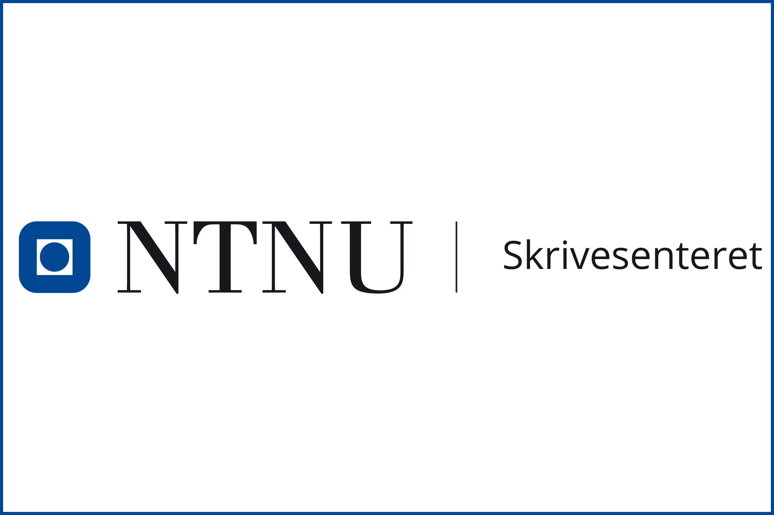 NTNU Skrivesenteret logo