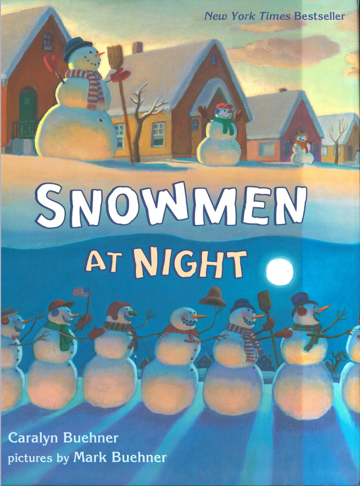 Forside til boka Snowmen at night
