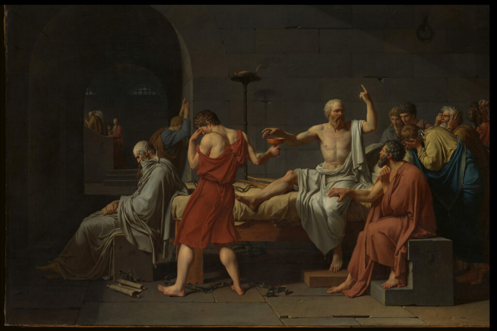 The Death of Sokrates av Jacques Louis David